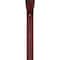 Ekena Millwork Hamilton Steel Bracket, Hammered Bright Red 2"W x 14"D x 14"H BKTM02X14X14HAHRE - alternate 9